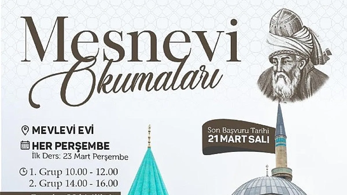 Eğitimci-Yazar Hilal Acar'ın öncülüğündeki Mesnevi Okumaları