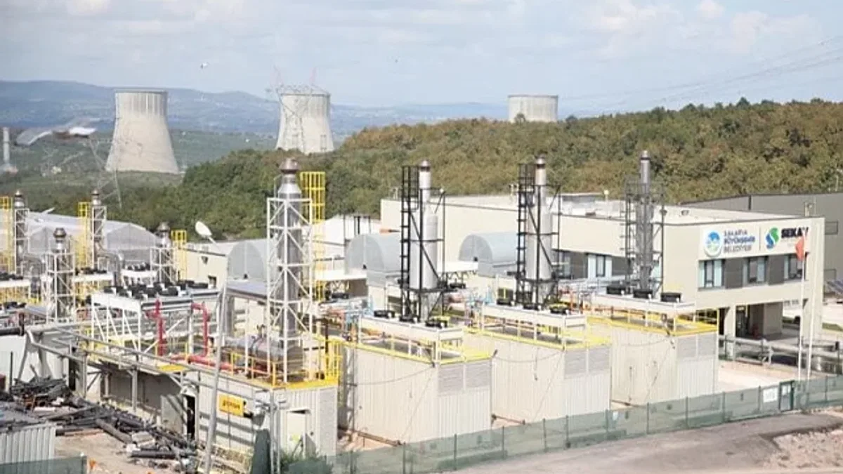 Sakarya'da tonlarca atık enerji üretti