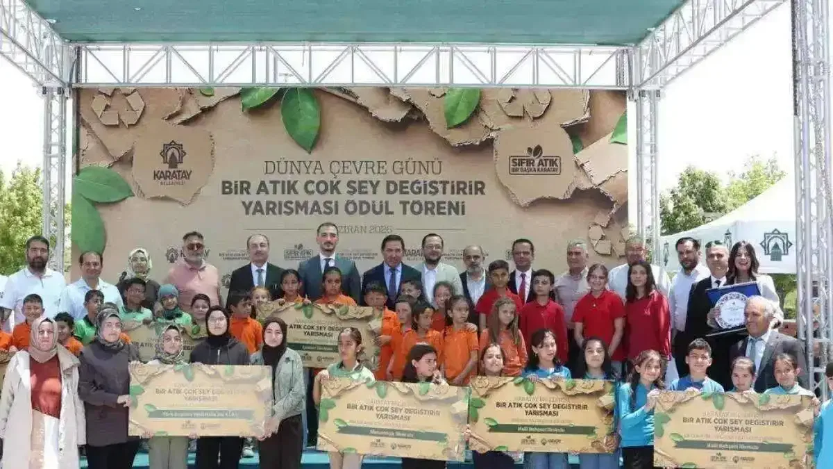 Konya Karatay’da sıfır atık bilinci ödüllendirildi