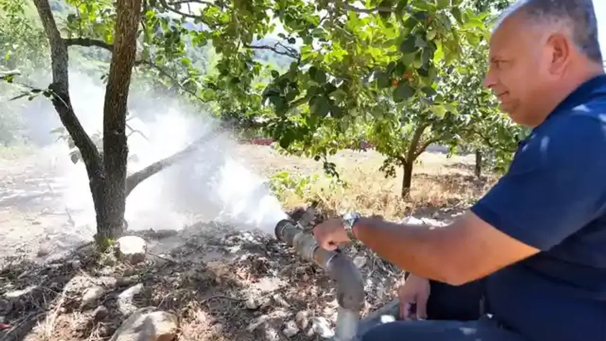 Mersin’de Takanlı’ya sulama borusu desteği