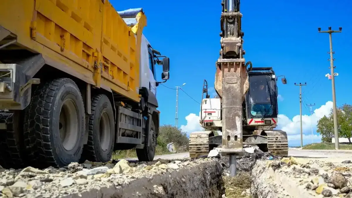 Sakarya'da Kaynarca Kertil’e yeni kanalizasyon hattı