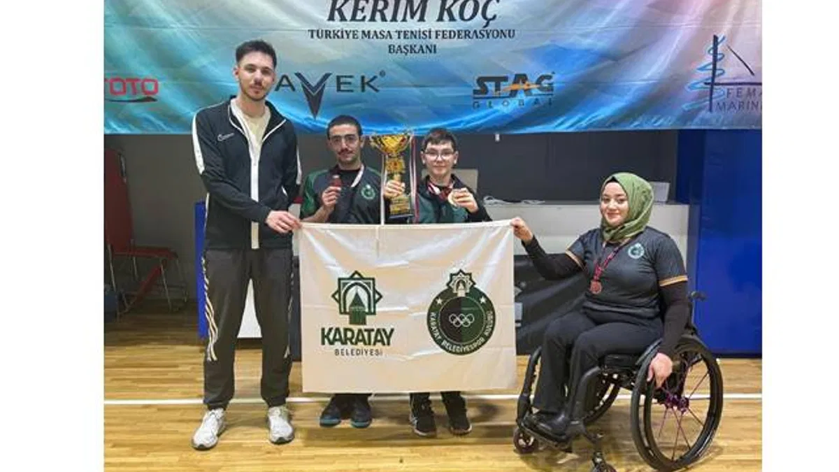 Konya Karataylı sporcular 5 madalya ile döndü