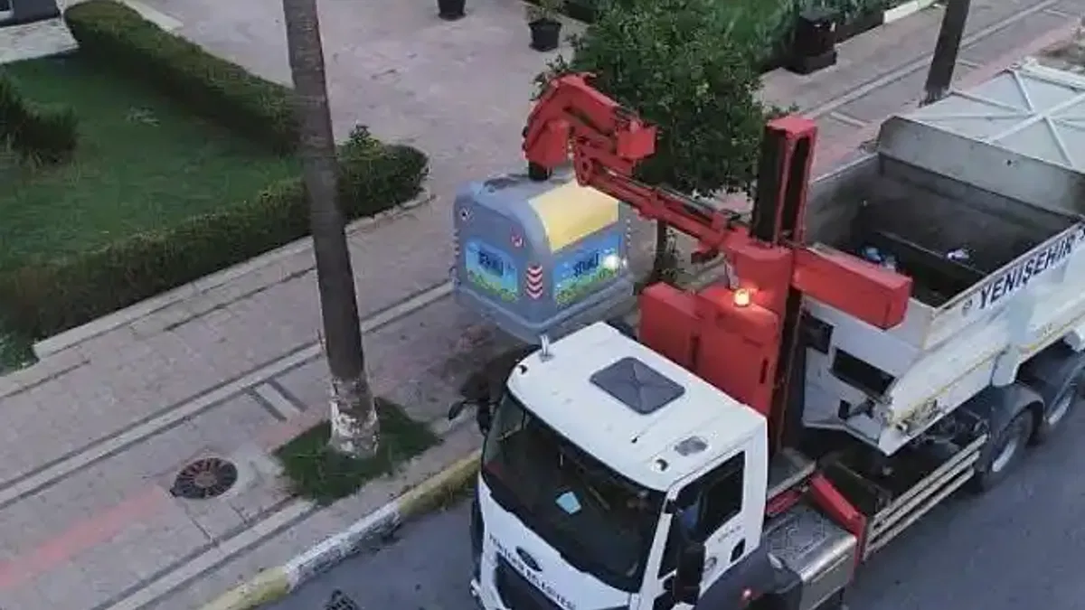 Yenişehir'de sessiz çöp toplama dönemi başladı