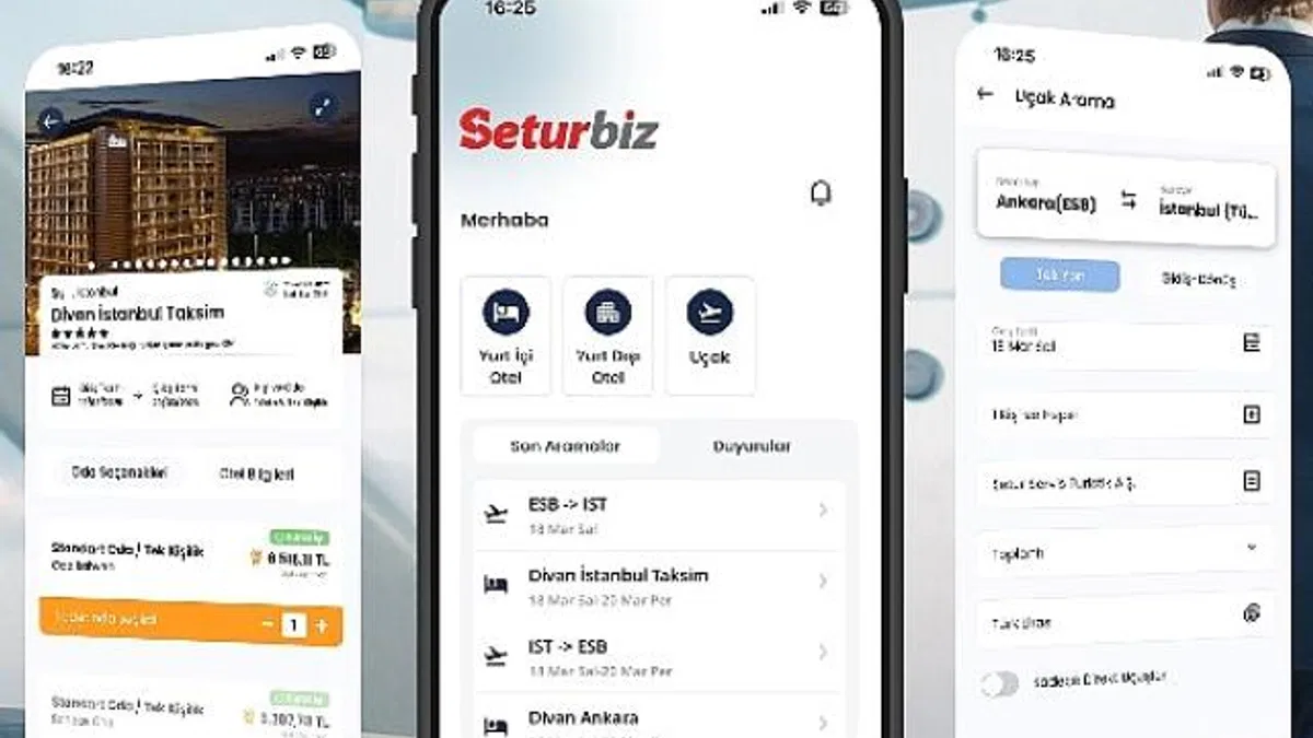 Seturbiz ile iş seyahatlerinizi şimdi mobilden planlayabilirsiniz