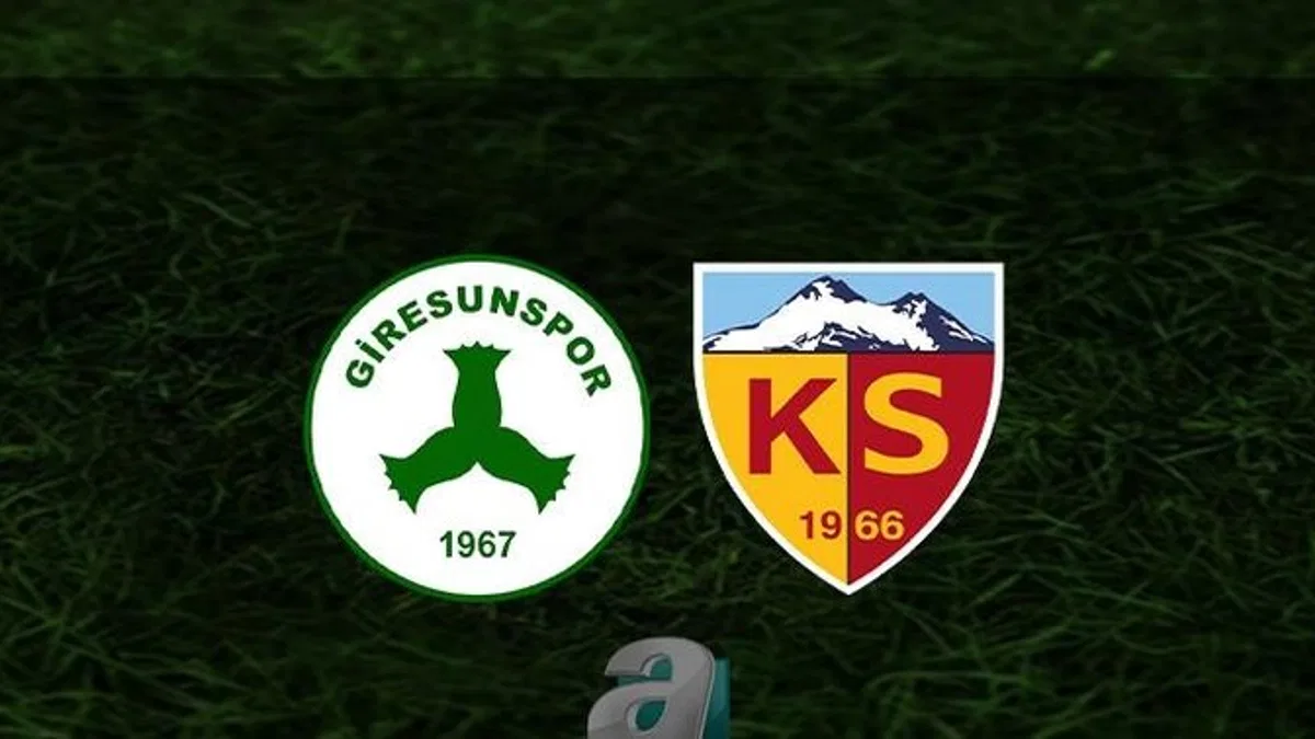 Giresunspor - Kayserispor maçı ne zaman, saat kaçta ve hangi kanalda? | Spor Toto Süper Lig