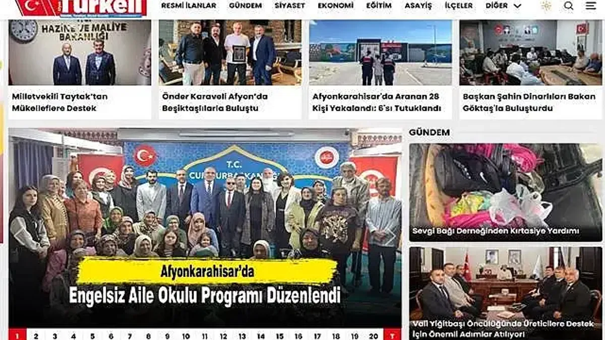 Afyon'un Nabzını Tutan Haber Kaynağı Türkeli Gazetesi
