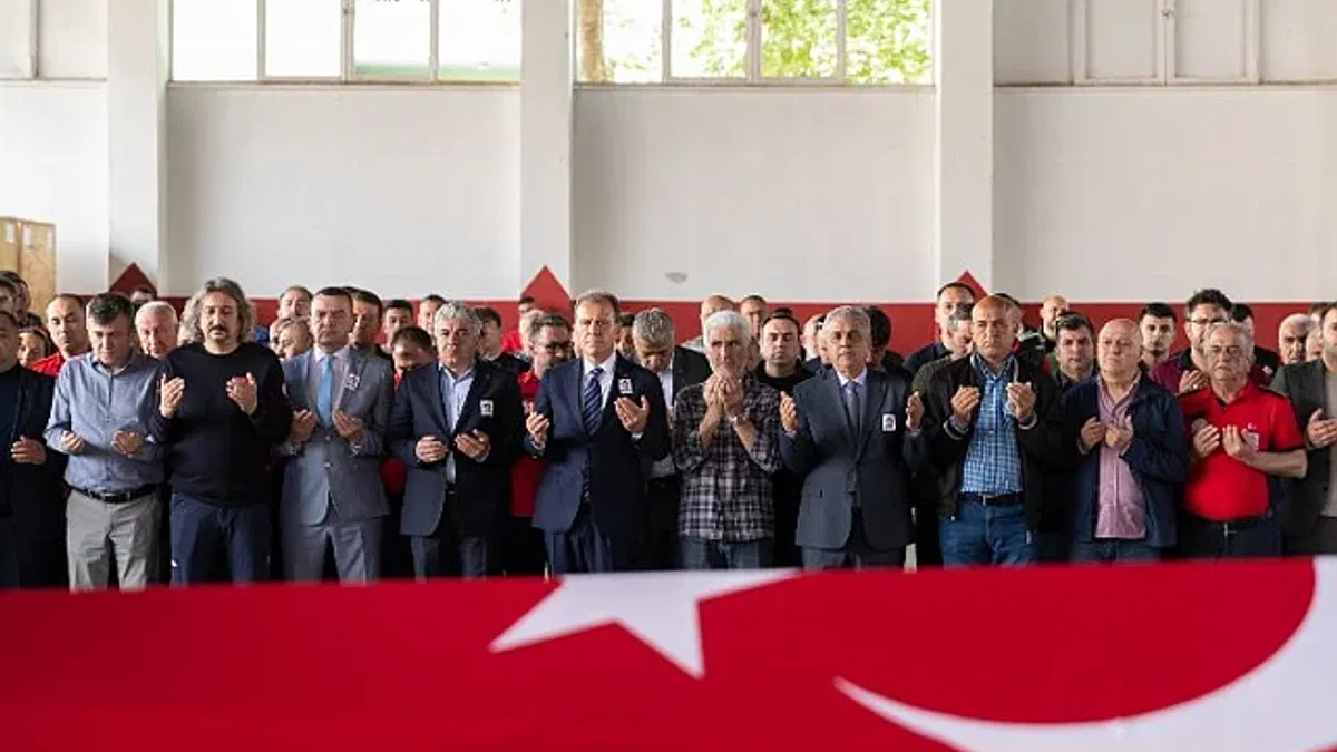 Mersin Büyükşehir İtfaiyesi'nin acı günü