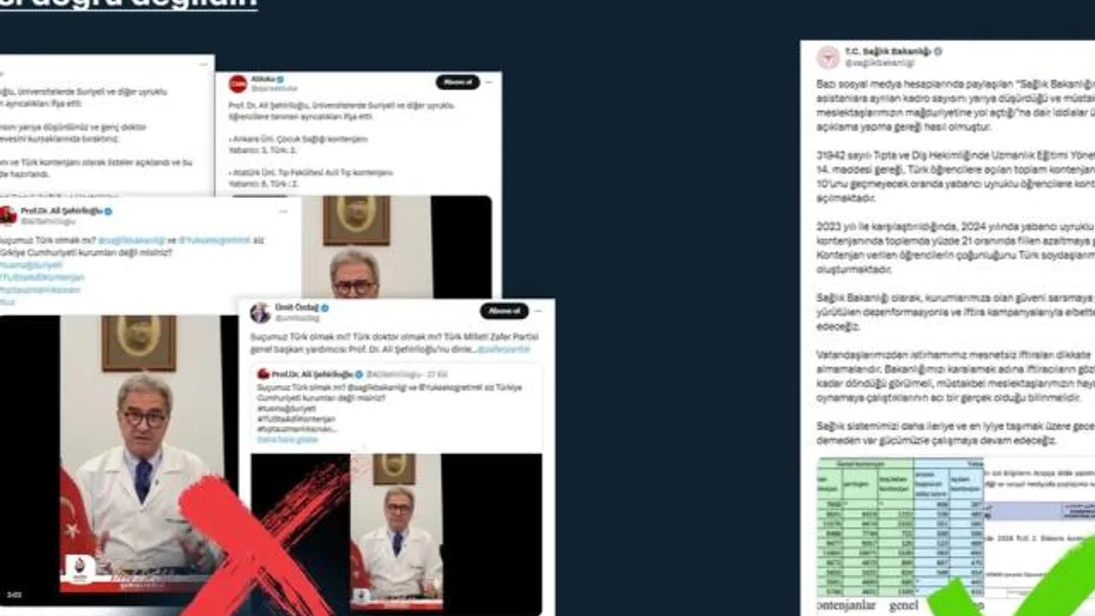 'Yabancı uyruklu öğrenci' ve 'kadro' iddialarına çifte yalanlama
