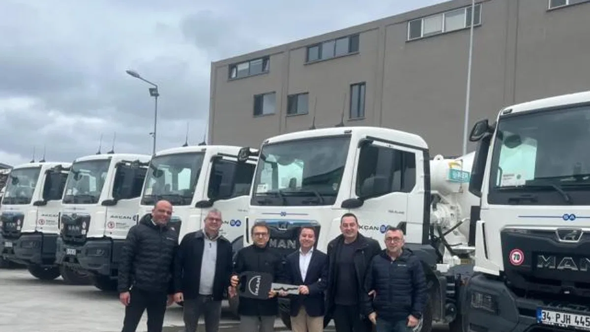 MAN ve Akçansa İş Birliklerini 19 Yeni Araçla Güçlendirdi