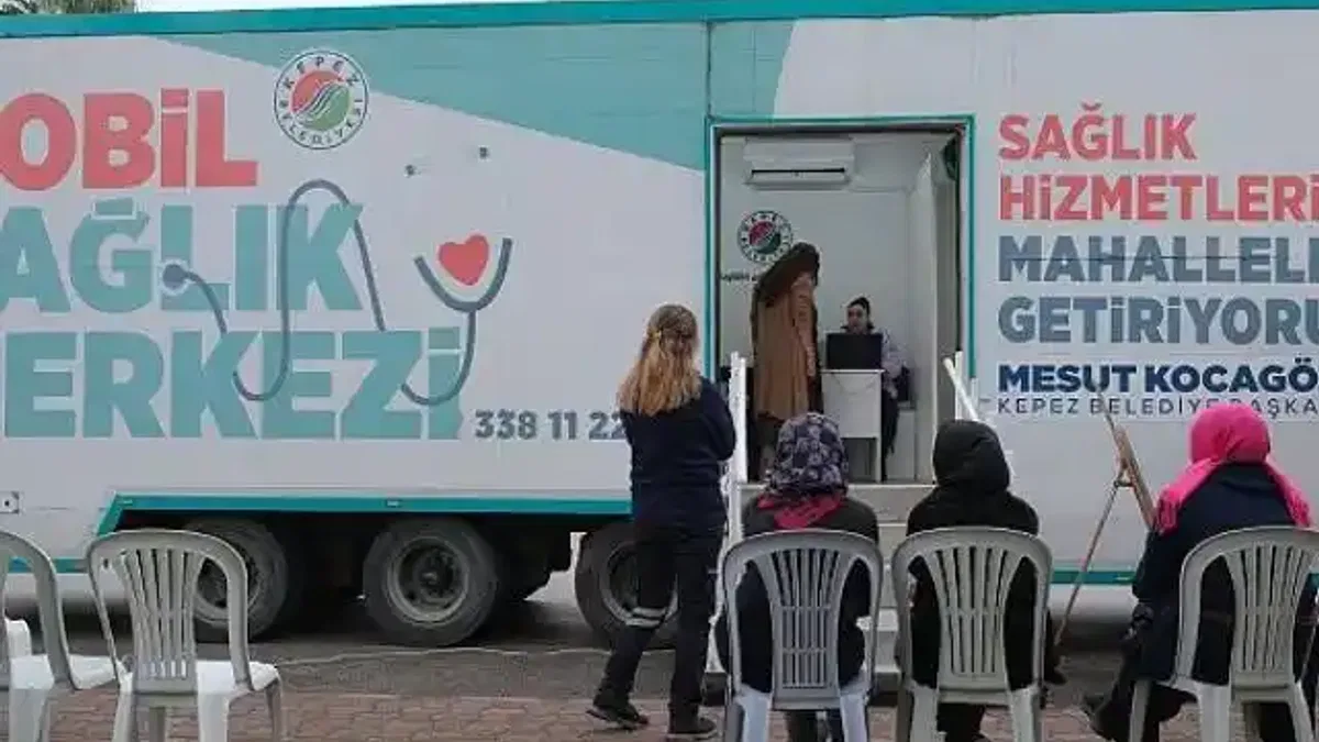 Mobil Sağlık Tırı Kemer'de
