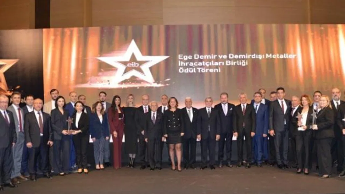 Demir ve demirdışı metaller sektöründe ihracat yıldızlarının gurur gecesi