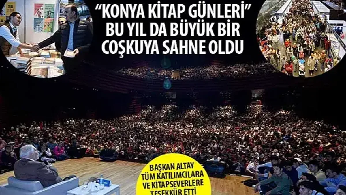 Konya Kitap Günleri dolu dolu geçti