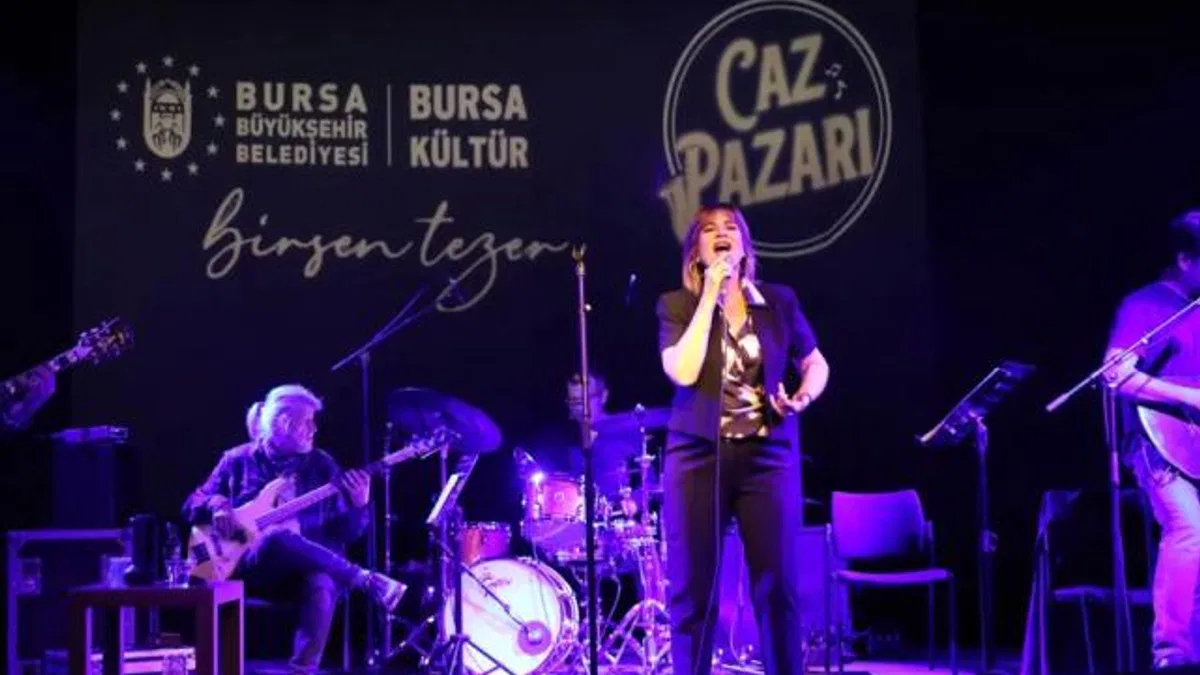 Bursa 'Caz Pazarı' konserlerinde Birsen Tezer'i ağırladı