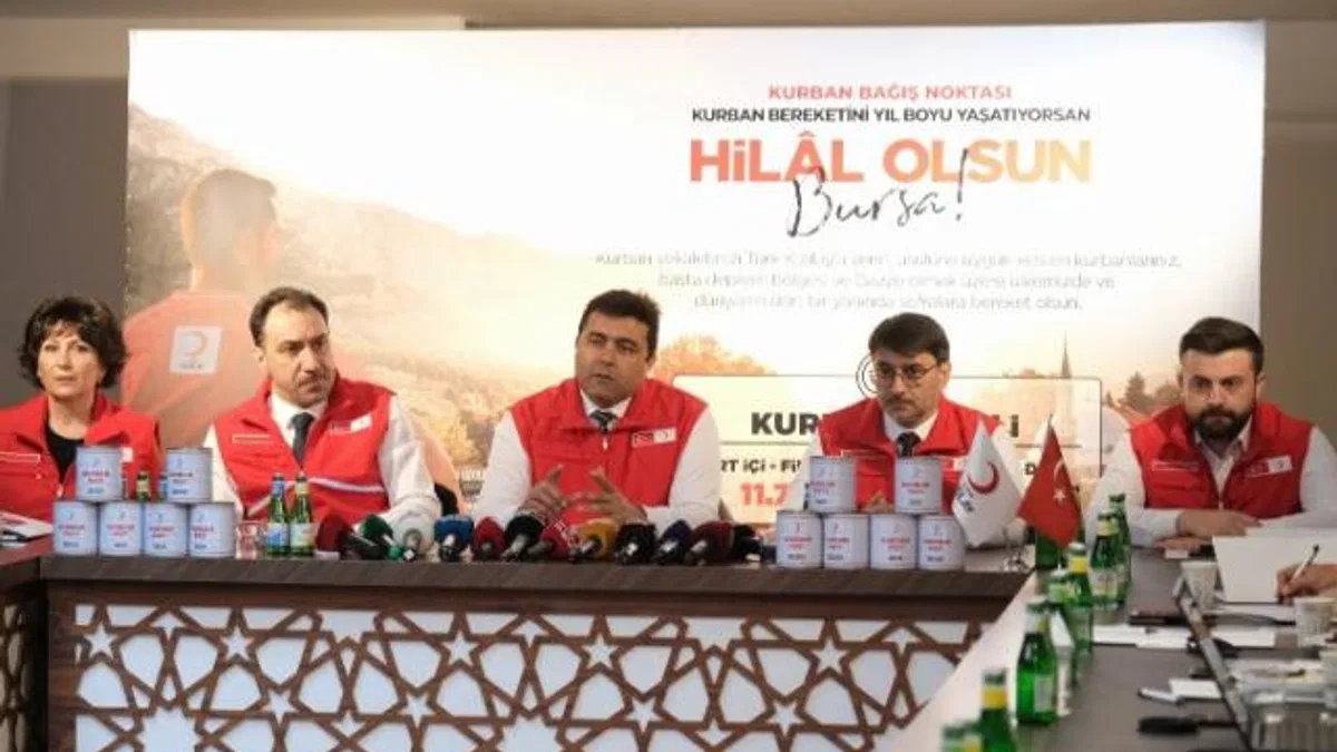 Kızılay Bursa'da kampanya detaylarını açıkladı