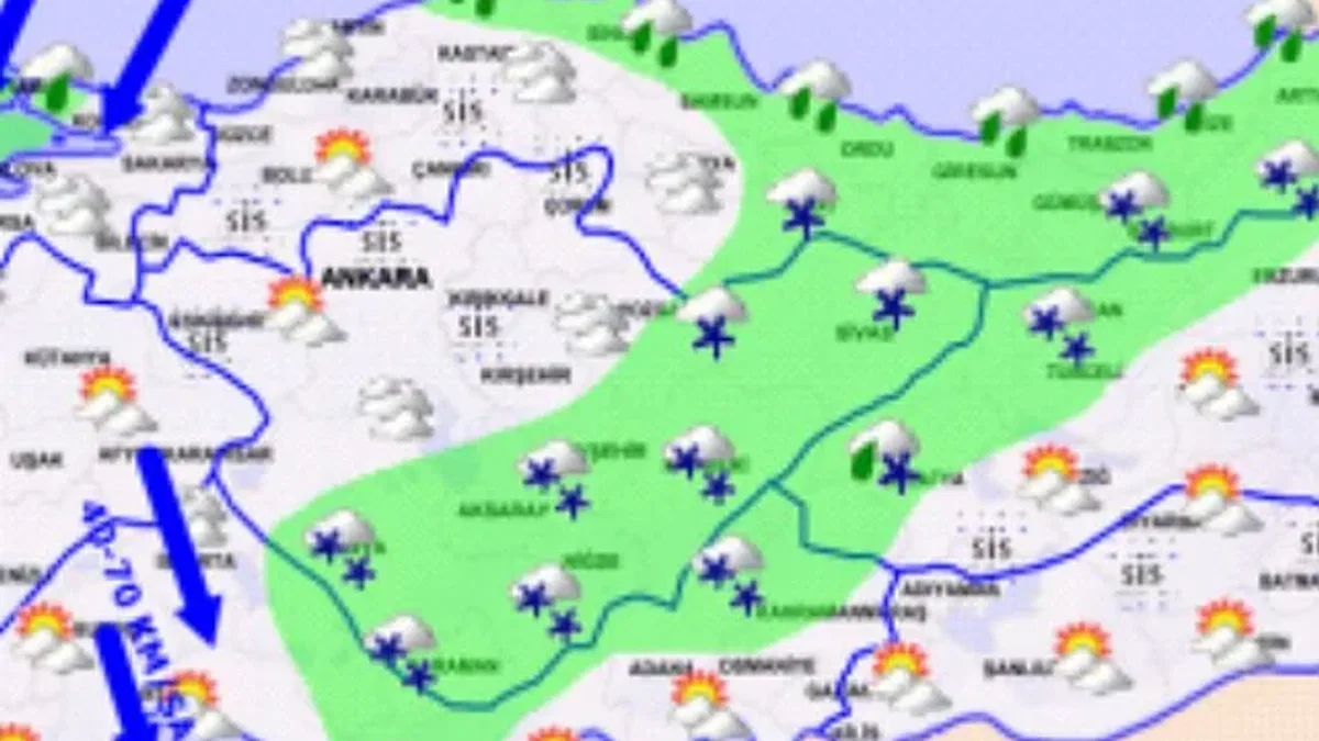 Öğleye kadar kar, sonra güneş ve soğuk!
