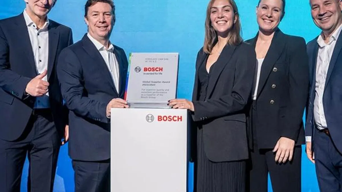 Yorglass, Bosch’un Küresel Tedarikçi Ödülü’nü İkinci Kez Kazandı