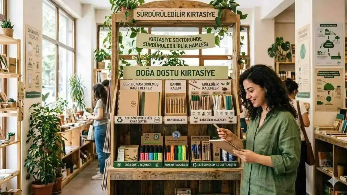 Kırtasiye sektörü artık doğa dostu!