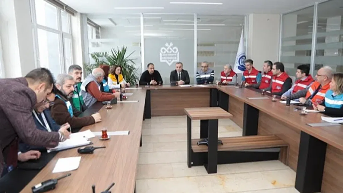 ERÜ'de "Afet Ekibi Toplantısı" gerçekleştirildi