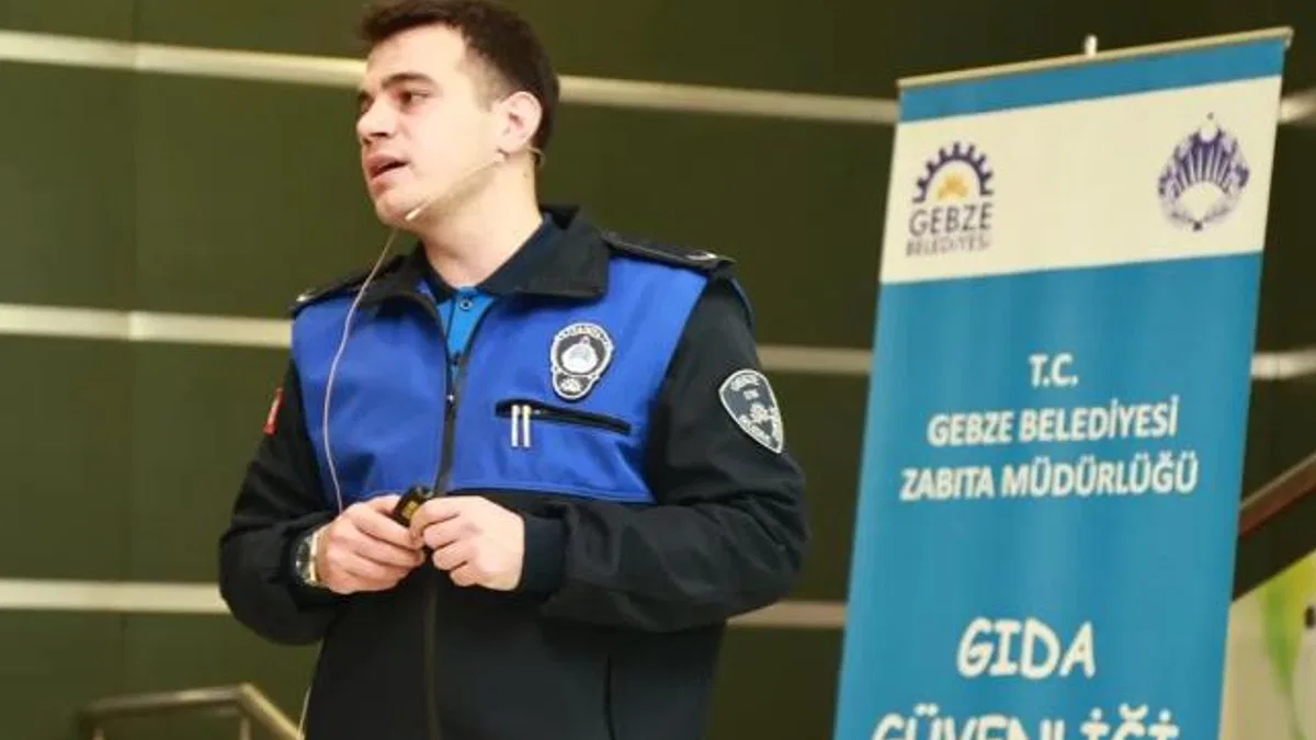 Gebze Zabıtası'ndan 'güvenilir gıda' eğitimi