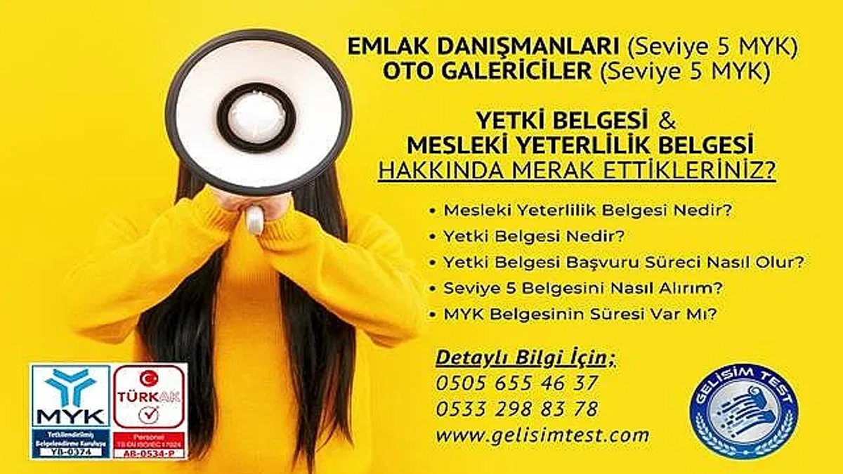 Mesleğinizi güvenle sürdürebilmeniz için yetki belgesi zorunluluğu şart!