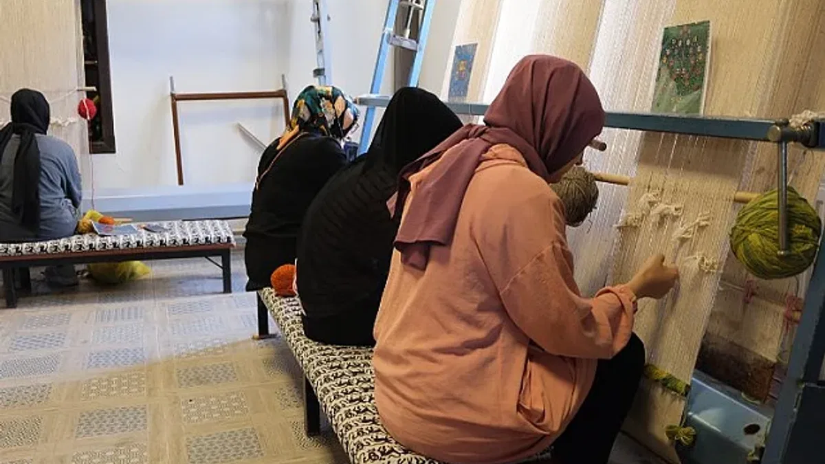 Malatya'da halı dokuma ilgisi
