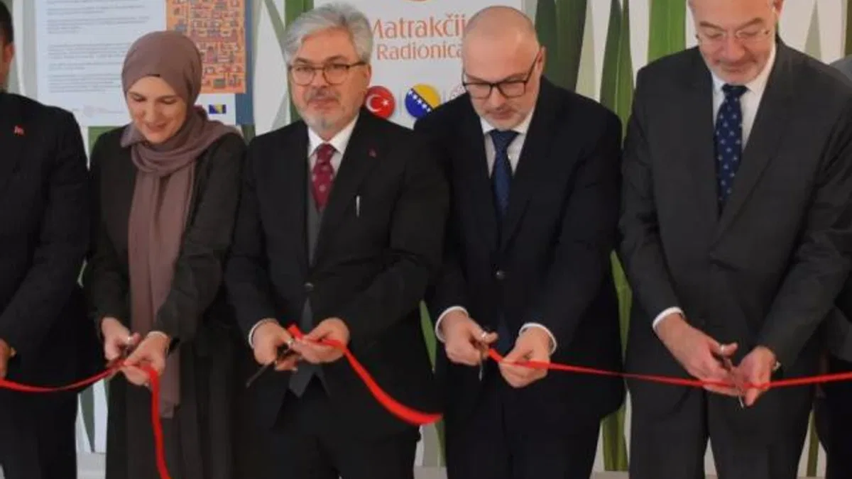 Bosna Hersek'te 'Matrakçı' atölyeler açıldı