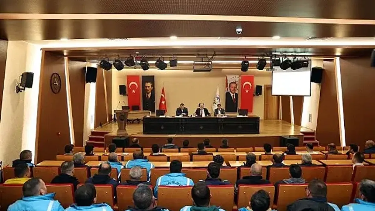 Kayseri Talas'ta kış ekibine moral