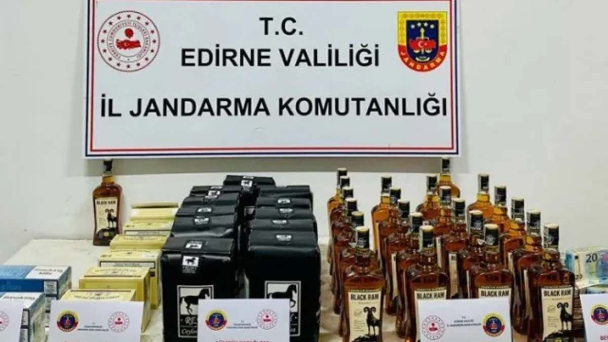 Edirne'de gümrük kaçaklarına el konuldu