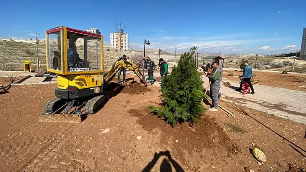 Mardin Artuklu Belediyesi kenti yeşillendiriyor