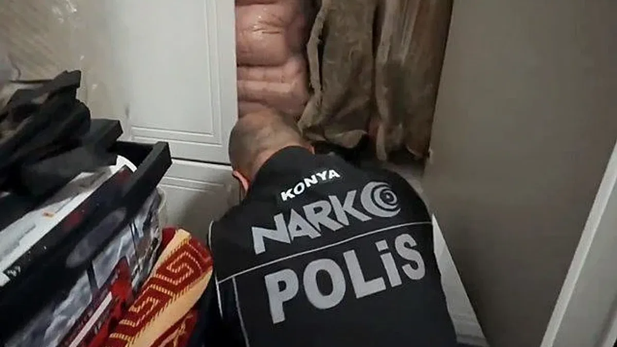 Konya'da dev uyuşturucu operasyonu!