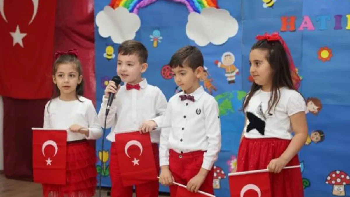 Çocuk kulüplerinde 23 Nisan coşkusu