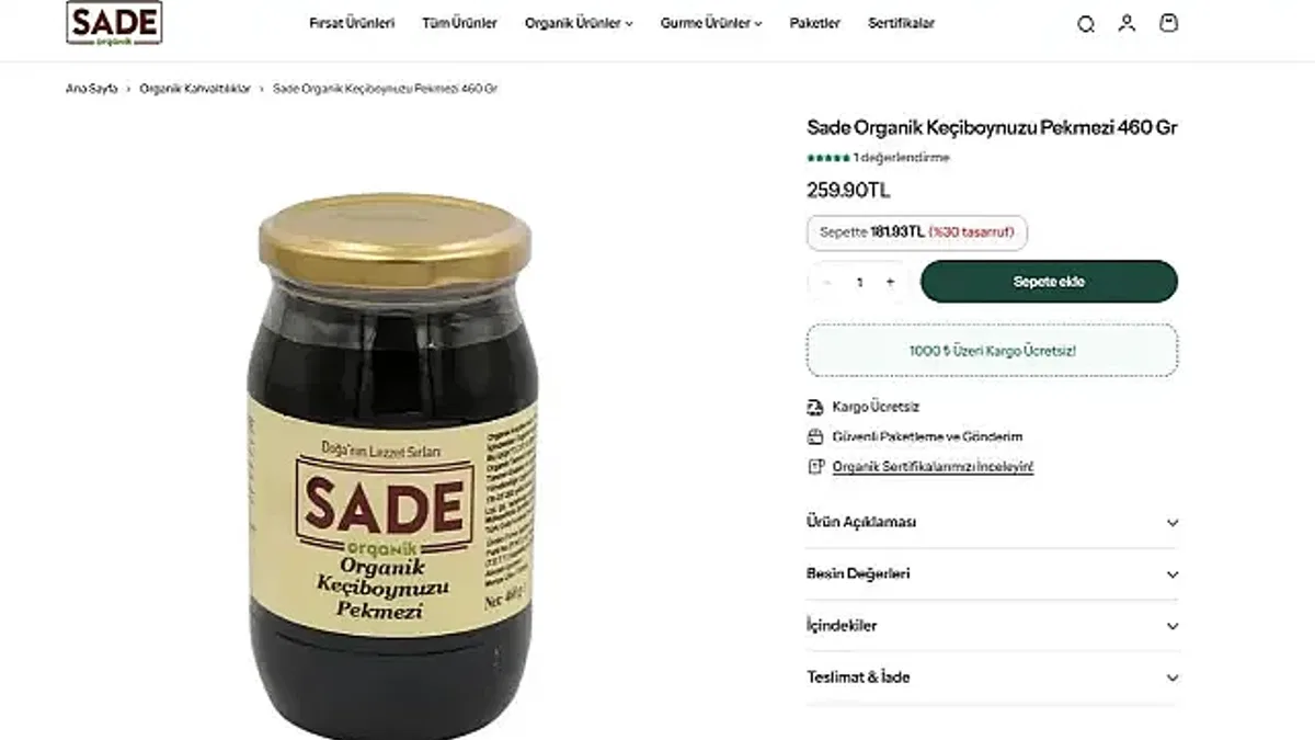 Organik Keçiboynuzu Pekmezi: Doğanın Kadim Enerji Kaynağına Dair Bilmeniz Gerekenler