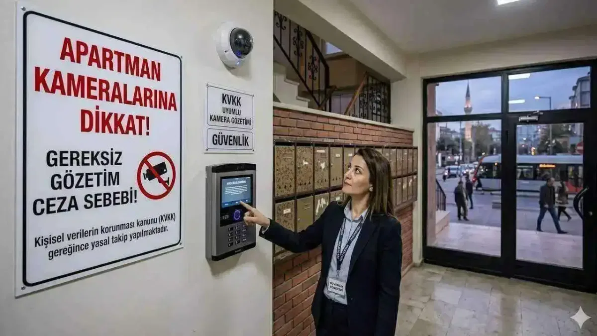 Apartman kameralarına dikkat! Gereksiz gözetim ceza sebebi!