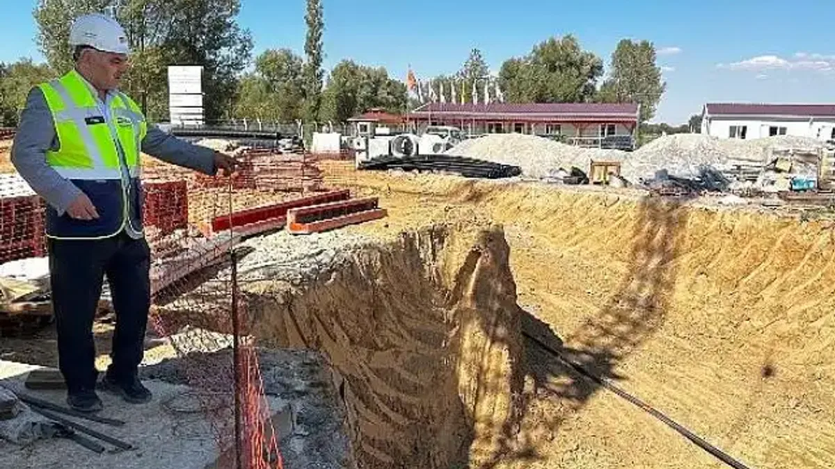 Konya Büyükşehir Doğanhisar'a Atıksu Arıtma Tesisi ve 7 Km Kanalizasyon Şebekesi Kazandırıyor