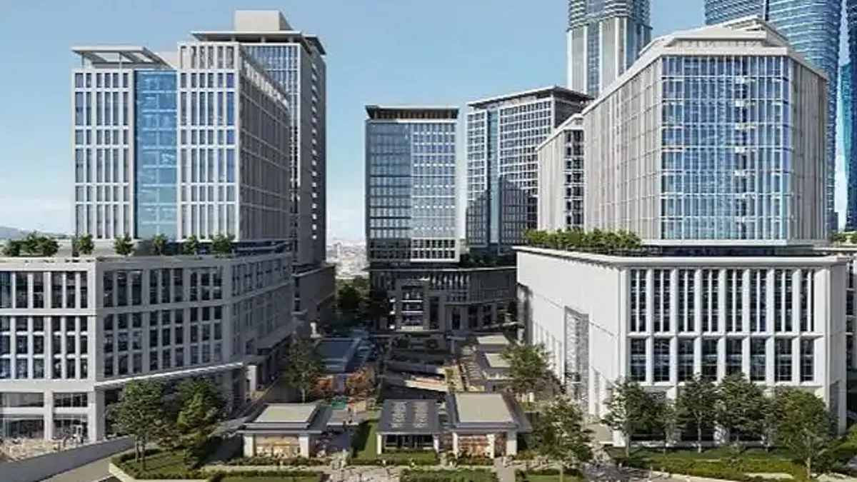 İstanbul Finans Merkezi'nin Bankalar Etabı Cumhurbaşkanı Erdoğan Tarafından Hizmete Açıldı