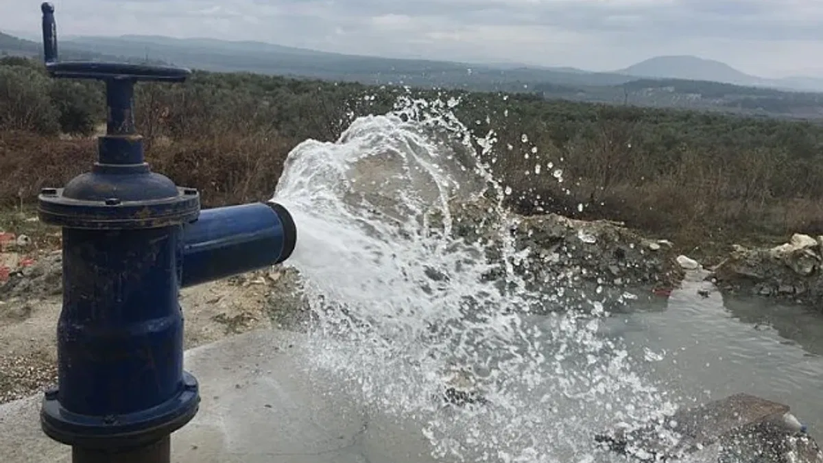 Manisa'nın içme suyu yüzde 98 sondajlarla karşılanıyor