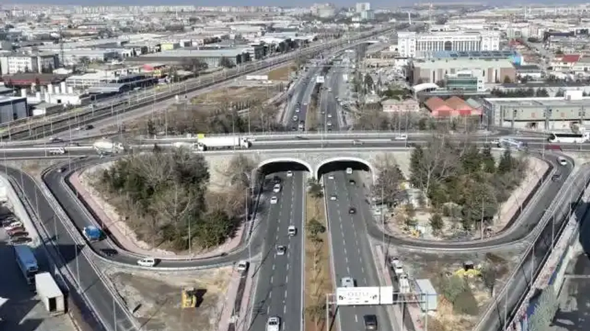 Konya'da o kavşak için şerit sayısı ikiye çıkarıldı
