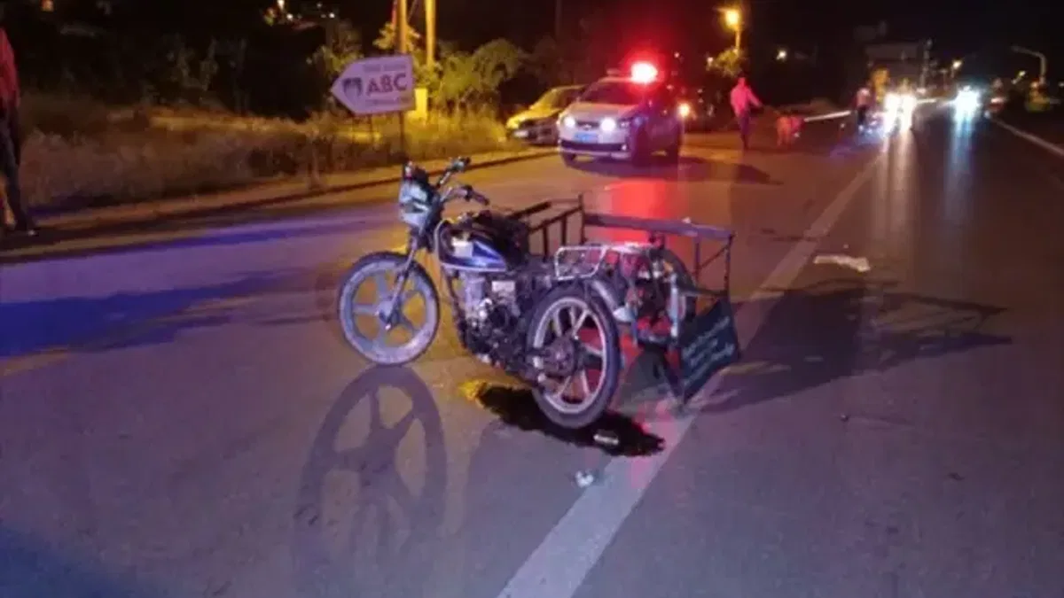 Kırıkkale'de otomobil ile çarpışan motosikletli ağır yaralandı