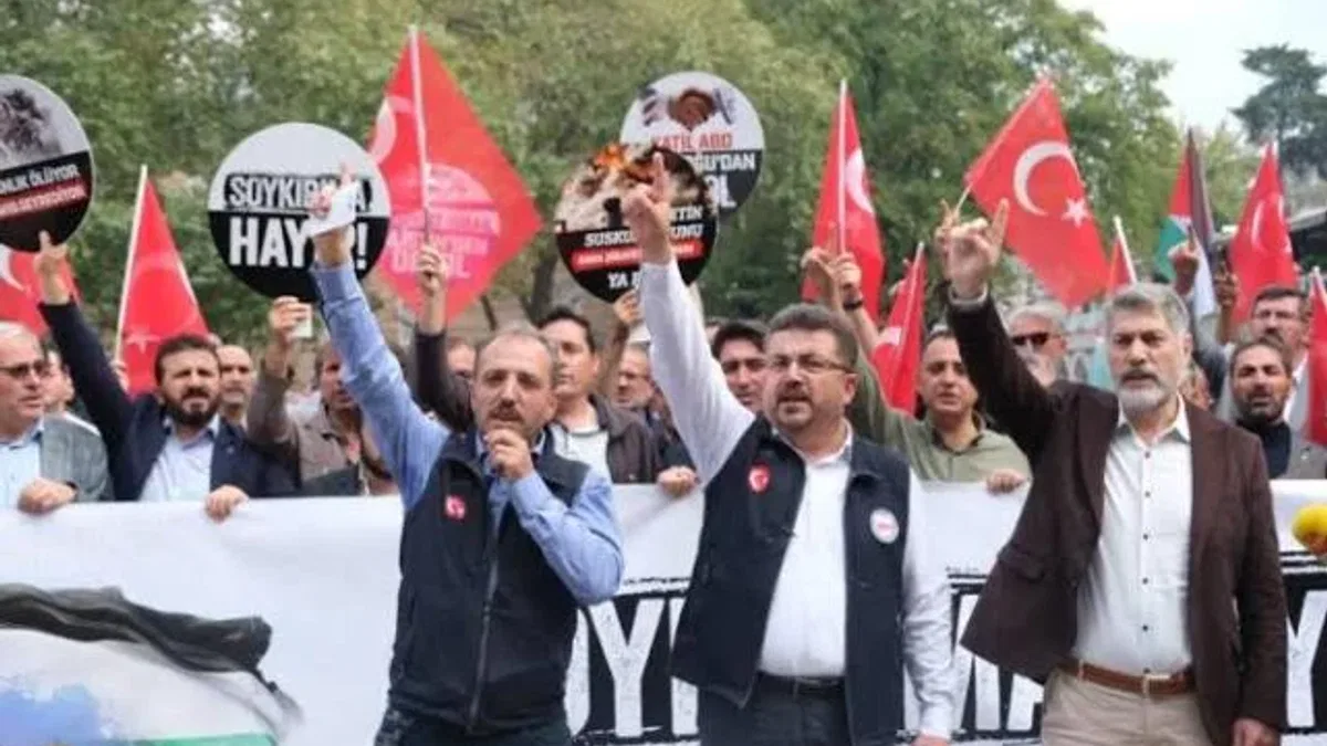 Filistin için Bursa tek yürek oldu