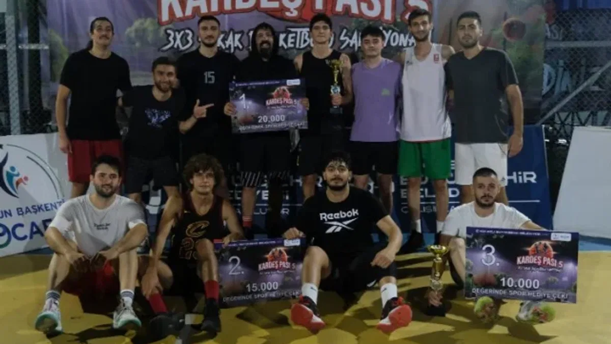 Kocaeli sokak basketbolunda heyecan dolu final