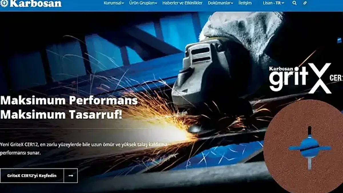 Gritex ile Endüstriyel Taşlamada Verimlilik Artışı