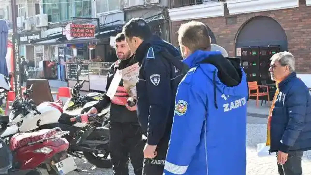 Manisa'da Sevgi Yollarında kameralı denetim