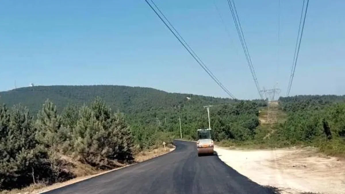 Derince’de köylere giden ulaşım ağı yenileniyor