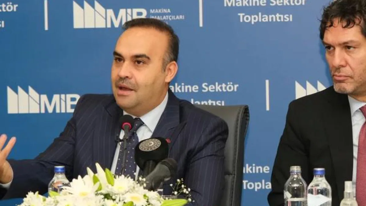 Bakan Kacır'dan makine sektörüne destek sözü