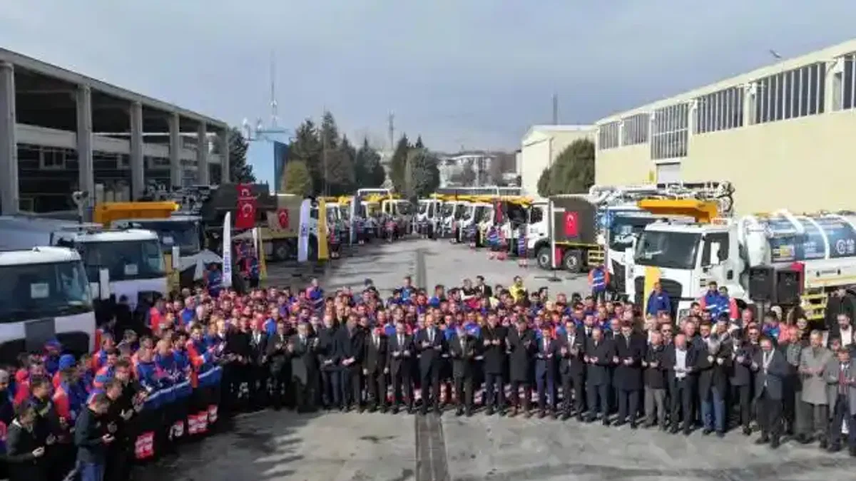 Başkan Altay 177 Milyon Lira Bedelle KOSKİ Araç Filosuna Kazandırılan 19 Yeni Aracı Tanıttı