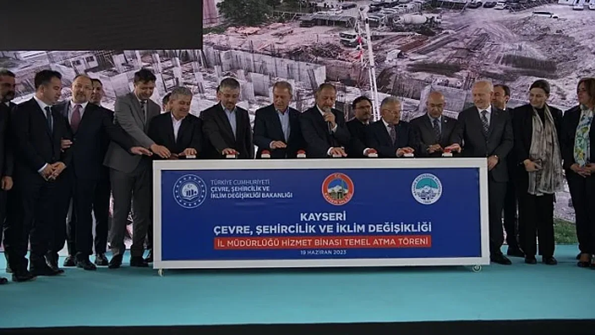 Kayseri Çevre ve Şehircilik'e yeni bina