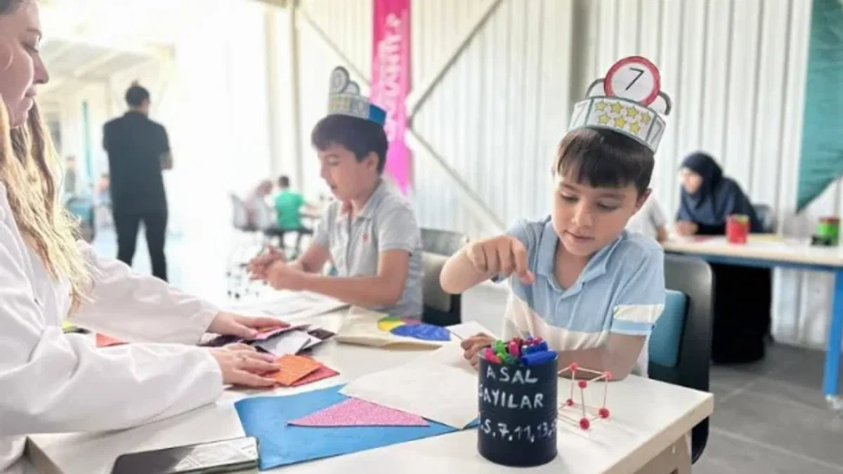 Gaziantepli çocuklar tatili verimli ve bilimli geçiriyor