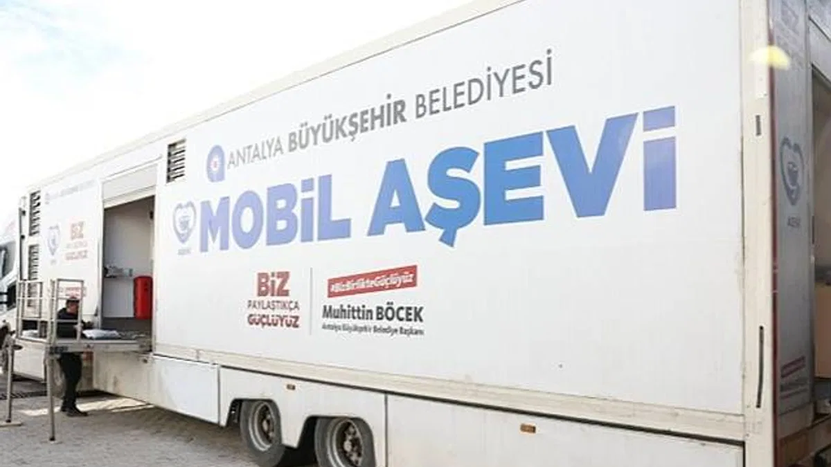 Antalya Büyükşehir Belediyesi afet bölgesinde