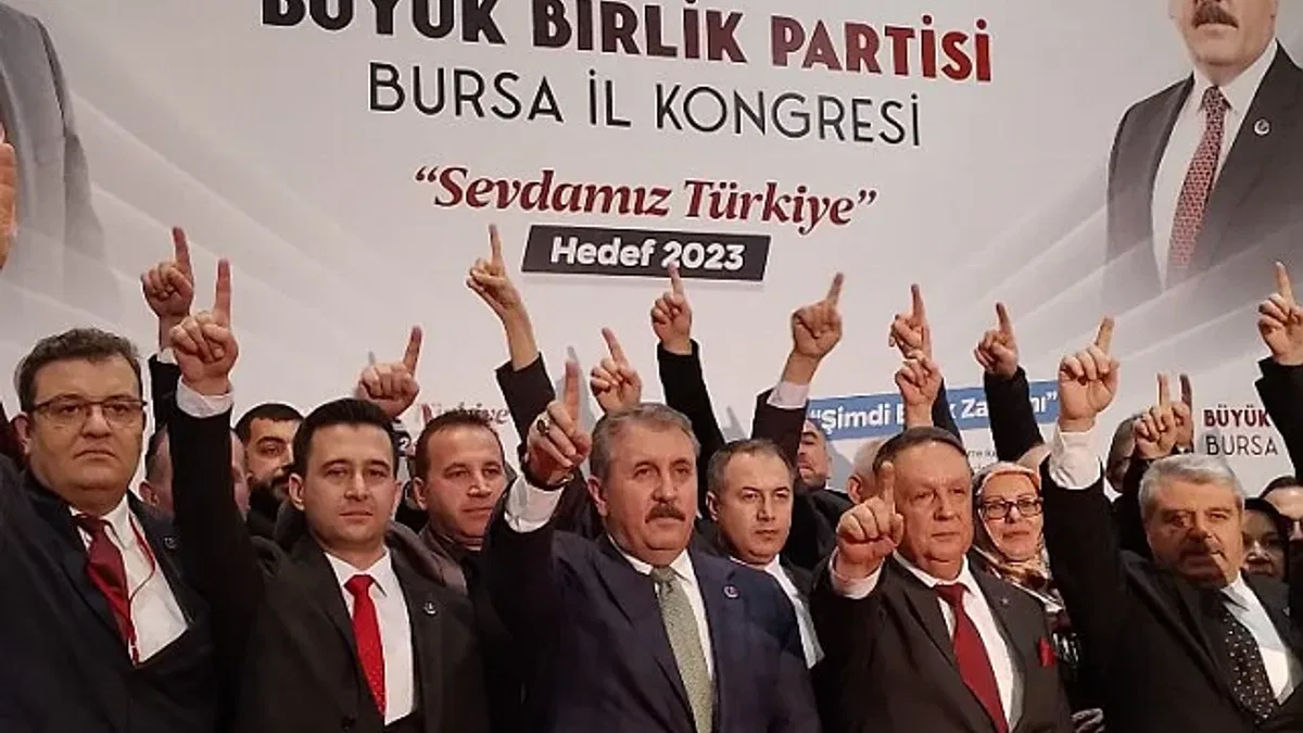 BBP Bursa'da Başkan Filizli güven tazeledi