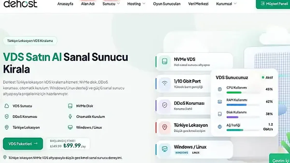 Dijital Projeler ve Oyun Toplulukları İçin Güçlü Çözümler: Dehost ile Kesintisiz Sunucu Altyapısı